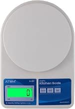ATOM/Aliston K1 Series A121/SF-400 Digital Weighing Machine/Scale (10kg, 1g accuracy) High Precision Scale for Food with Large LCD Display, Tare Function Multi weighing mode-g, oz For Home, Kitchen