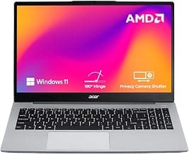 Acer Aspire 3, AMD Ryzen 3-5400U, 8GB RAM/512GB SSD, 15.6"/39.62 cm, Full HD IPS Display, Windows 11 Home, AMD Radeon Graphics, Steel Gray, 1.79 KG, A325-42, Premium Thin and Light Laptop