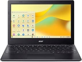 Acer Chromebook, Intel Celeron- N4500 Processor, 4GB LPDDR4 RAM, 32GB eMMC, 29.46cm /11.6" inch HD Display, Chrome OS, Intel UHD Graphics,WiFi 5, Black, 1.2 KG, CO731, Thin & Light Laptop