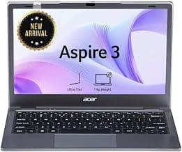 Acer Aspire 3 (2026), Intel Celeron Dual Core N4500 - (8 GB/256 GB SSD/Intel UHD Graphics/Windows 11 Home) Thin and Light Laptop/11.6" HD/Steel Grey/1.0 Kg/MS Office 2024