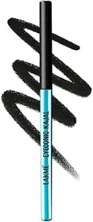 Lakme 9-5 Eyeconic Kajal, Deep Black, Smudgeproof and Waterproof that lasts upto 24H, for 2x dark pigment, 0.35g