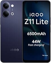 iQOO Z11 Lite 44W 5G (Midnight Blue, 4GB RAM, 64GB Storage)