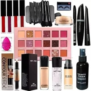 Professional Waterproof Makeup Kit Set With All Products For All Types Of Skin For Girls & Women Multicolor,1 Count