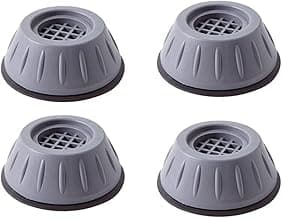 Nirency Washing Machine Stand - Anti Vibration and Non Slip Pads, Foot Pad Rubber, Shock Absorber