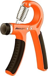 Boldfit Hand Gripper for Men & Women Hand Grip Strengthener for Forearm, Wrist & Finger Workout Fitness Equipment for Home & Gym Training (60 Kg) Orange