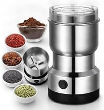 Nima Electric Coffee and Spice Grinder, 150W Stainless Steel Mini Grinder for Dry Masala, Coffee Beans, Nuts and Seeds, Multipurpose Kitchen Appliance