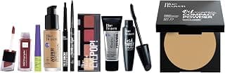 Blue Heaven Festive MakeUp Kit For Women, Medium Tone Combo, 75gm (Pack of 8)&Blue Heaven Oil Control Compact Powder, SPF 25, Matte Finish, Honey 301, 8gm