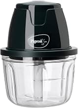 Pigeon Zoom Electric Chopper 350 ml, Portable with 3 Stainless Steel Blades for Effortlessly Chopping Vegetables and Fruits - Green, 30 Watts