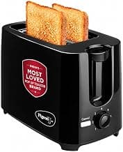 Pigeon 2 Slice Auto Pop up Toaster. A Smart Bread Toaster for Your Home (750 Watts) (Black)