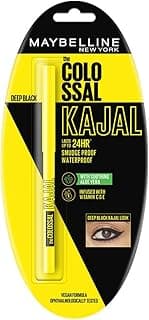 Maybelline New York Kajal, Black, Matte Finish