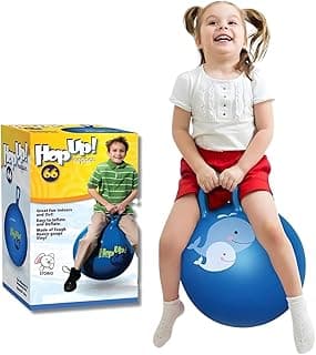 Storio Sit And Bounce Rubber Hop Ball Jumping&Bouncing Ball For Boys Girls Toys|Indoor&Outdoor|Best Gift Balls For Kids -Big(Size 56Cm / 22 Inch,Multicolour)