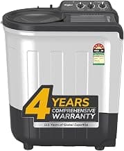 Whirlpool 6.5 Kg 5 Star Magic Clean Semi-Automatic Top Loading Washing Machine (MAGIC CLEAN 6.5 GREY, 4 Year Comprehensive Warranty, 1400 RPM Motor, 5 Year Motor Warranty)