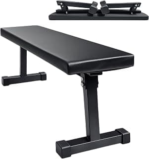 280 Kg Weight Capacity Flat Gym Bench Home Workout Multipurpose Exercise Bench Press Weight Strength Training Full Body Workout
