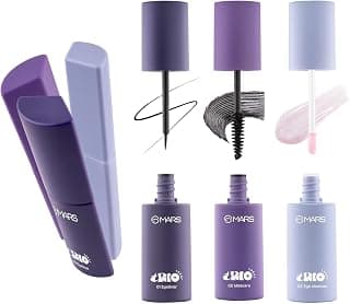Trio Treat 3-in-1 EYE Beauty Kit with Glossy Liquid Eyeliner, Mascara, Glitter Eyeshadow, Premium Makeup Set - 24.5g, TT01