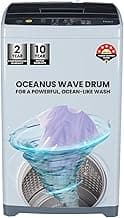 Haier 6 kg 5 Star Oceanus Wave Drum Washing Machine Fully Automatic Top Load (HWM60-AE, Moonlight Silver)