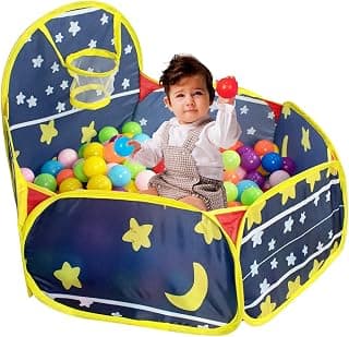Wembley Ball Pool for Kids Play Area Indoor Setup Baby Ball Pit with 20 Balls Gift Toys for 2 + Years Boys Girls Toddlers - BIS Approved