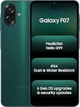 Samsung Galaxy F07 Smartphone |6.7-inch HD+ Display | 50MP + 2MP Dual Rear Camera | 8MP Front Camera | 5000mAh Battery | Helio G99 Processor | Expandable Storage up to 2TB