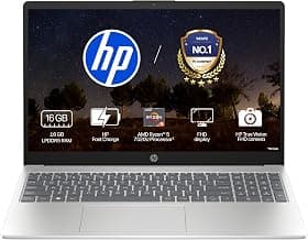 HP 15, AMD Ryzen 5 7520U (16GB DDR4, 512GB SSD) FHD, Anti-Glare, Micro-Edge, 15.6''/39.6cm, Win11, M365 Basic(1yr), Offic24, Silver,1.59kg, fc0806AU, FHD Camera w/Privacy Shutter, Backlit Laptop