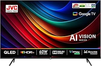 JVC 140 cm (55 inches) AI Vision Series QLED Google TV LT-55NQ7165C (Black)