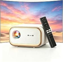 VIZONY FHD 1080P Projector 4K Support, 800ANSI 5G WiFi Bluetooth, Outdoor With Full-Sealed Engine/Electric Focus/4P4D/PPT/Zoom, Home Movie Compatible W/iOS/Android/PC/TV