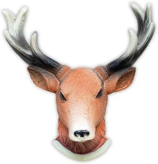 ATPATA Art Deer Head Fridge Magnet 3D Animal Refrigerator Magnet Premium Decorative Magnet, Office, Metal CPU Cabinets