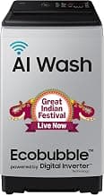 Samsung 8 Kg, 5 Star, AI Wash, AI Energy Mode, Wi-Fi, Ecobubble, AI VRT+, Super Speed, Soft Closing Door, Digital Inverter, Fully-Automatic Top Load Washing Machine (WA80F08S2LTL, Lavender Gray)