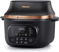 Philips OneChef 6L Smart All in One Cooking Device | 33-in-1 Functions (Air Fryer Oven, Stir Fry, Steam, Boil, Curry, Keep Warm & More) | AmbiHeat Technology Perfect for Indian Recipes & Biryani