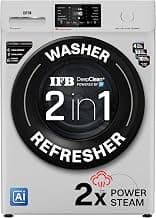 IFB 6 Kg 5 Star with 9 Swirl Wash, Steam Refresh, Eco Inverter Motor, DeepClean® Ai Powered Fully Automatic Front Load Washing Machine (DIVA GXN 6010 CMS, 2X Power Steam®,Inbuilt Heater, Grey)