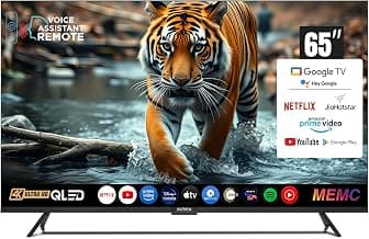 Intex 165 cm (65 Inch) 4K Ultra HD QLED Google Smart TV with Dolby Audio & Built-in Chromecast (LED-GQ6511)