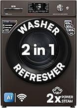IFB 9 Kg 5 Star, DeepClean® Technology, AI Powered, WiFi, Fully Automatic Front Load Washing Machine (EXECUTIVE MXN 9014K CMS, PowerSteam®, 9 Swirl, Steam Refresh, Inbuilt Heater, Eco Inverter, Mocha)