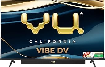 Vu 126cm (50 inches) Vibe Series 4K QLED Smart Google TV 50VIBE-DV