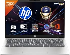 HP 15 Smartchoice, AMD Ryzen 3 7320U (8GB LPDDR5, 512GB SSD) FHD, Anti-Glare, Micro-Edge, 15.6''/39.6cm, Win11, M365 Basic(1yr)* Office24, Silver, 1.59kg, fc0500AU, FHD Camera w/Privacy Shutter Laptop
