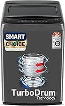 LG 7 Kg 5 Star Smart Inverter Technology Fully Automatic Top Load Washing Machine (T70VBMB1Z, Auto Prewash, Turbodrum, Stainless Steel drum, LED Display, Smart Diagnosis Middle Black)