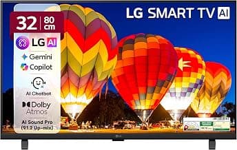 LG 80 cms (32 inches) LB655 AI Series HD Smart webOS VA LED TV 32LB655BPLA 2026