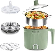 Cookwell Multipurpose Cook Kettle With 1.5L Nonstick Inner Pot (600W)