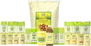 ELWORLD AGRO & ORGANIC FOOD PRODUCTS Combo Pack of Essential Kitchen Items - Multigrain Atta, Spices, Pulses, Rice, Oil, Ghee