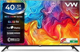 VW 100 cm (40 inches) Frameless Series HD Ready QLED TV VW40S1