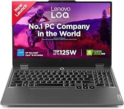 Lenovo LOQ Smartchoice 12th Gen Core i5-12450HX | NVIDIA RTX 3050 6GB (16GB RAM/512GB SSD/15.6" (39.6cm)/Windows 11/Office Home 2024/100% sRGB/3 Mon. Game Pass/Grey/2.4Kg), 83GS00LNIN Gaming Laptop