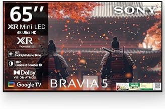 Sony 164 cm (65 inches) BRAVIA 5 4K Ultra HD Smart Mini LED Google TV K-65XR50