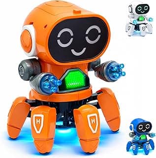 VGRASSP Bot Robot Pioneer Colorful Lights and Music All Direction Movement Dancing Robot Toys for Boys and Girls (Color as per Stock Availability)