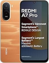 REDMI A7 Pro 4G (Sunset Orange, 4GB RAM, 64GB Storage) | Segment's Slimmest Smartphone | Segment's Largest 6300mAh Battery| Segment's Largest 17.53cm and Smoothest 120Hz Display